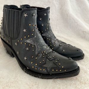 Liberty black a start is born zipper bootie black